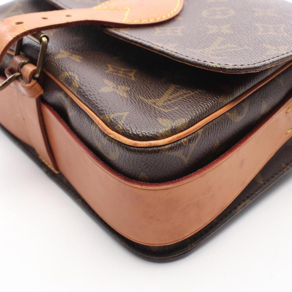 LOUIS VUITTON Authentic Brown Monogram Leather Shoulder Bag - Picture 11 of 11